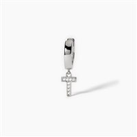 Mono orecchino Mabina Donna Orecchini In Argento E Zirconi in Argento Zircone 563313T - 563313T